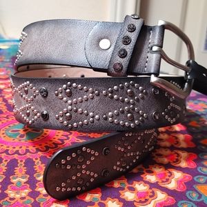 NWT Studded Buckle Belt with Rhinestones